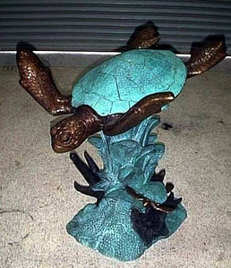 Sea Turtle Fountain Statue