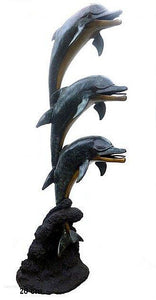 3 Dolphin Spitter Statue