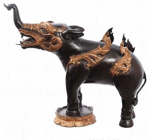 Mythical Thai Elephant Sculpture