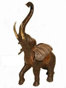 Blessings of an Elephant Bronze Sculpture