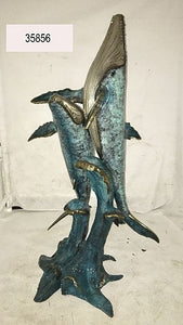 Large Humpback Whale Sculpture