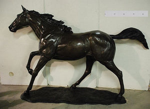 Quest for Freedom Horse Life Size Sculpture