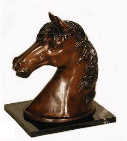 Horse Bust Sculpture