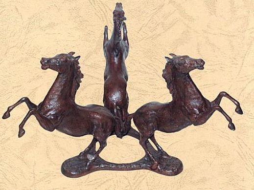 Dancing Horse Table Base Sculpture