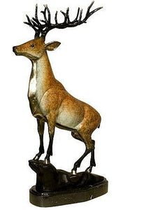 Proud Male Deer Sculpture