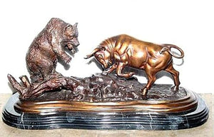 Large Bull and Bear Sculpture